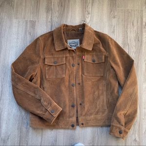 Suede Trucker Jacket